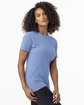 Next Level Apparel Unisex Cotton T-Shirt peri blue ModelSide