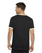 Next Level Apparel Unisex Ringer T-Shirt black/ natural ModelBack