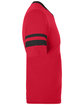 Augusta Sportswear Adult Sleeve Stripe Jersey red/ black ModelSide