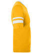 Augusta Sportswear Adult Sleeve Stripe Jersey gold/ white ModelSide