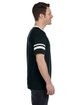 Augusta Sportswear Adult Sleeve Stripe Jersey black/ white ModelSide