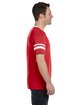Augusta Sportswear Adult Sleeve Stripe Jersey red/ white ModelSide