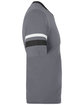 Augusta Sportswear Adult Sleeve Stripe Jersey GRPHITE/ BLK/ WH ModelSide
