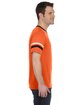 Augusta Sportswear Adult Sleeve Stripe Jersey orange/ blk/ wht ModelSide