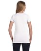 LAT Ladies' Junior Fit T-Shirt white ModelBack