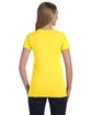 LAT Ladies' Junior Fit T-Shirt yellow ModelBack