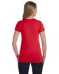 LAT Ladies' Junior Fit T-Shirt red ModelBack