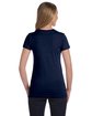 LAT Ladies' Junior Fit T-Shirt navy ModelBack
