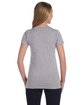 LAT Ladies' Junior Fit T-Shirt heather ModelBack