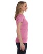 LAT Ladies' Junior Fit T-Shirt pink ModelSide