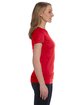 LAT Ladies' Junior Fit T-Shirt red ModelSide