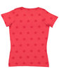 Code Five Ladies' Five Star T-Shirt red star ModelBack