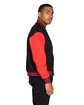 Threadfast Apparel Unisex Legend Jacket black/ red ModelSide