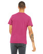 Bella + Canvas Unisex Poly-Cotton Short-Sleeve T-Shirt berry ModelBack