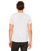 Bella + Canvas Unisex Poly-Cotton Short-Sleeve T-Shirt white marble ModelBack