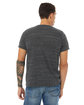 Bella + Canvas Unisex Poly-Cotton Short-Sleeve T-Shirt charcoal marble ModelBack