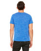 Bella + Canvas Unisex Poly-Cotton Short-Sleeve T-Shirt true royal mrble ModelBack