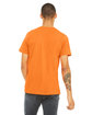 Bella + Canvas Unisex Poly-Cotton Short-Sleeve T-Shirt neon orange ModelBack