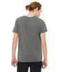 Bella + Canvas Unisex Poly-Cotton Short-Sleeve T-Shirt dp hthr speckled ModelBack