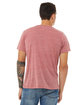 Bella + Canvas Unisex Poly-Cotton Short-Sleeve T-Shirt mauve marble ModelBack