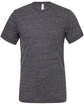 Bella + Canvas Unisex Poly-Cotton Short-Sleeve T-Shirt charcoal marble OFFront