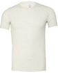 Bella + Canvas Unisex Poly-Cotton Short-Sleeve T-Shirt natural slub OFFront
