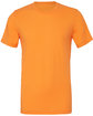 Bella + Canvas Unisex Poly-Cotton Short-Sleeve T-Shirt neon orange OFFront