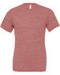 Bella + Canvas Unisex Poly-Cotton Short-Sleeve T-Shirt mauve marble OFFront