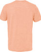 Bella + Canvas Unisex Poly-Cotton Short-Sleeve T-Shirt peach slub OFBack