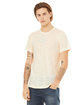 Bella + Canvas Unisex Poly-Cotton Short-Sleeve T-Shirt natural slub ModelQrt