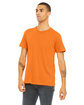 Bella + Canvas Unisex Poly-Cotton Short-Sleeve T-Shirt neon orange ModelQrt