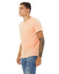 Bella + Canvas Unisex Poly-Cotton Short-Sleeve T-Shirt peach slub ModelQrt