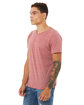 Bella + Canvas Unisex Poly-Cotton Short-Sleeve T-Shirt mauve marble ModelQrt