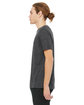 Bella + Canvas Unisex Poly-Cotton Short-Sleeve T-Shirt chrcl black slub ModelSide