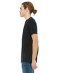 Bella + Canvas Unisex Poly-Cotton Short-Sleeve T-Shirt black speckled ModelSide