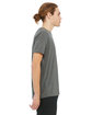Bella + Canvas Unisex Poly-Cotton Short-Sleeve T-Shirt dp hthr speckled ModelSide