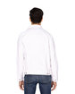 Threadfast Apparel Unisex Denim Jacket off white denim ModelBack