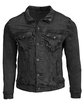 Threadfast Apparel Unisex Denim Jacket black denim OFFront