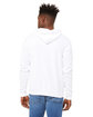 Bella + Canvas Unisex Sponge Fleece Pullover Hooded Sweatshirt DTG WHITE ModelBack