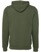 Bella + Canvas Unisex Sponge Fleece Pullover Hooded Sweatshirt MILITARY GREEN FlatBack