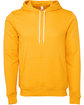 Bella + Canvas Unisex Sponge Fleece Pullover Hooded Sweatshirt GOLD FlatFront