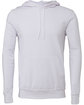 Bella + Canvas Unisex Sponge Fleece Pullover Hooded Sweatshirt WHITE OFFront