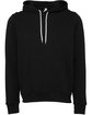Bella + Canvas Unisex Sponge Fleece Pullover Hooded Sweatshirt DTG BLACK OFFront