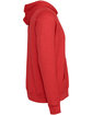 Bella + Canvas Unisex Sponge Fleece Pullover Hooded Sweatshirt HEATHER RED OFSide