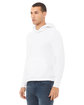 Bella + Canvas Unisex Sponge Fleece Pullover Hooded Sweatshirt WHITE ModelQrt