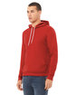 Bella + Canvas Unisex Sponge Fleece Pullover Hooded Sweatshirt RED ModelQrt