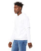 Bella + Canvas Unisex Sponge Fleece Pullover Hooded Sweatshirt DTG WHITE ModelQrt