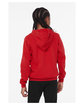 Bella + Canvas Youth Sponge Fleece Pullover Hooded Sweatshirt red ModelBack