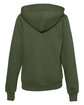 Bella + Canvas Youth Sponge Fleece Pullover Hooded Sweatshirt military green OFBack
