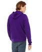 Bella + Canvas Unisex Sponge Fleece Full-Zip Hooded Sweatshirt team purple ModelBack
